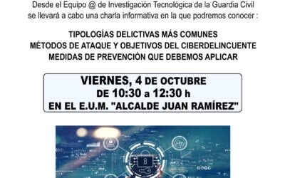 JORNADA INFORMATIVA SOBRE CIBERSEGURIDAD